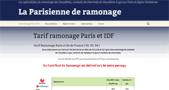 Desktop Screenshot of laparisiennederamonage.fr